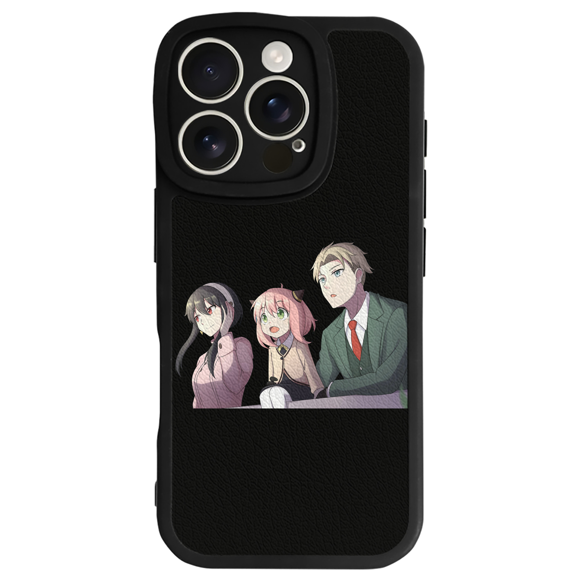 （画像用） SPY×FAMILY间谍家家酒 【iPhone 16シリーズ対応】シリコンスマホケース（レザー調） 材質：シリコン